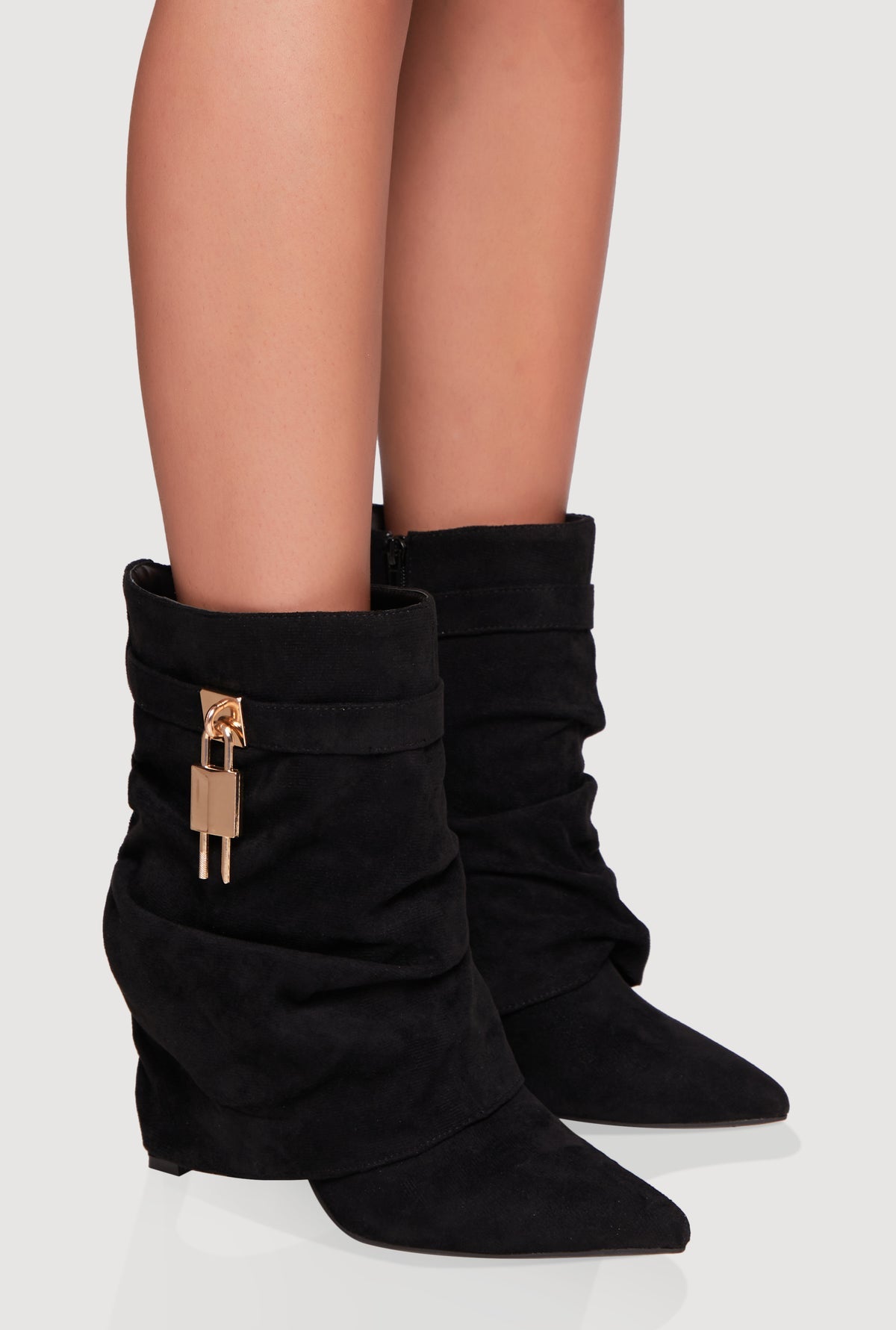 black suede boots