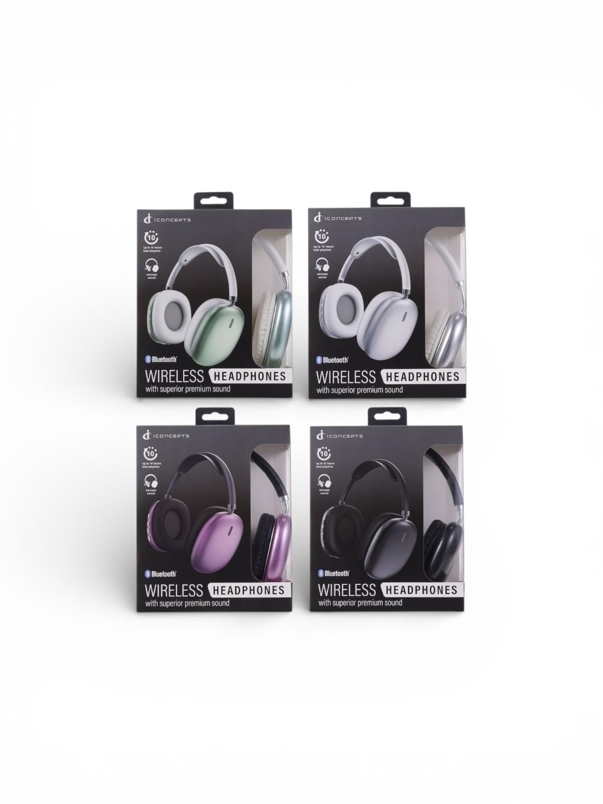 2Boom wireless overhead headphones