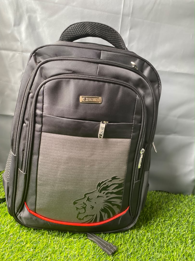 Lion gray laptop backpack