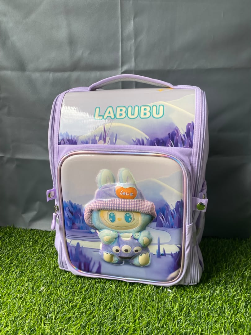 Labubu lavender and purple lunch bag