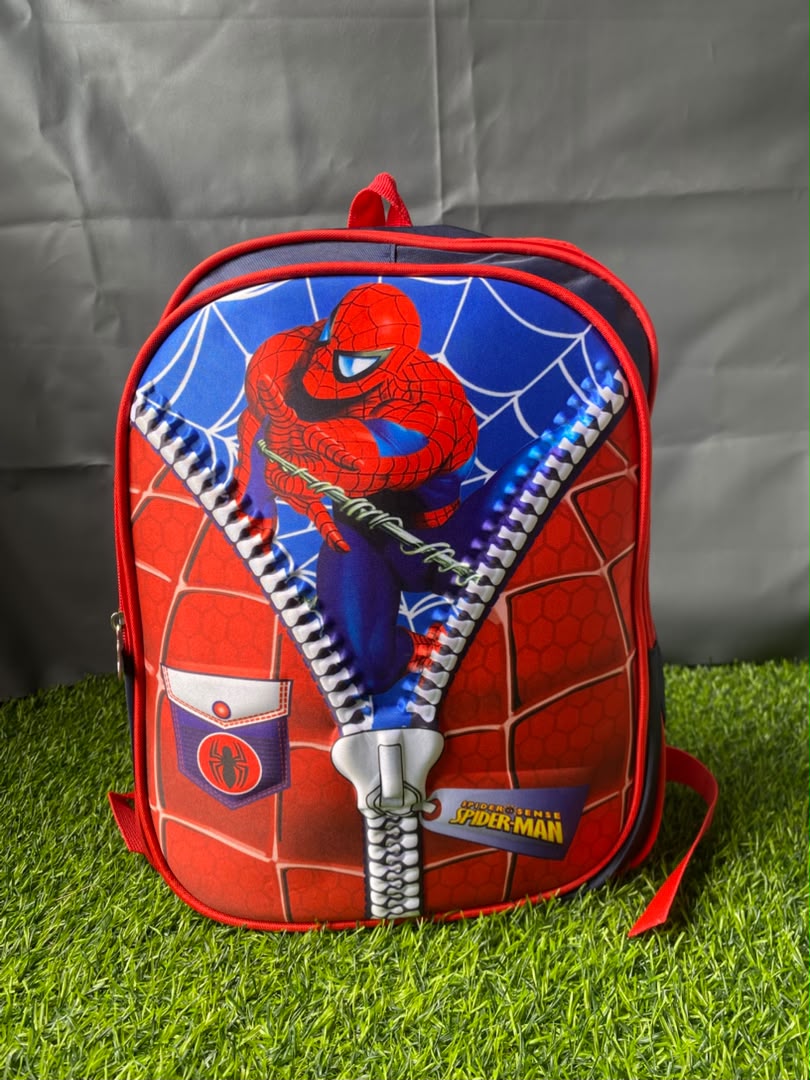 Red and Black Spiderman backpack