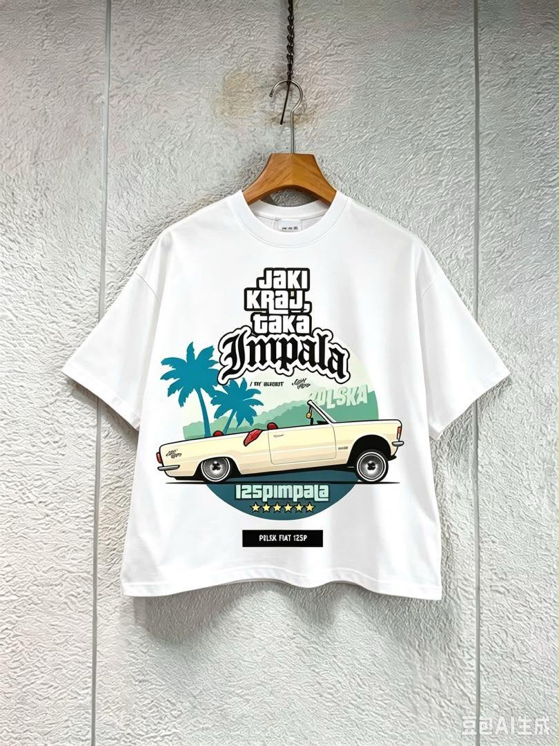 Graphic Tee - Black - Impala Design