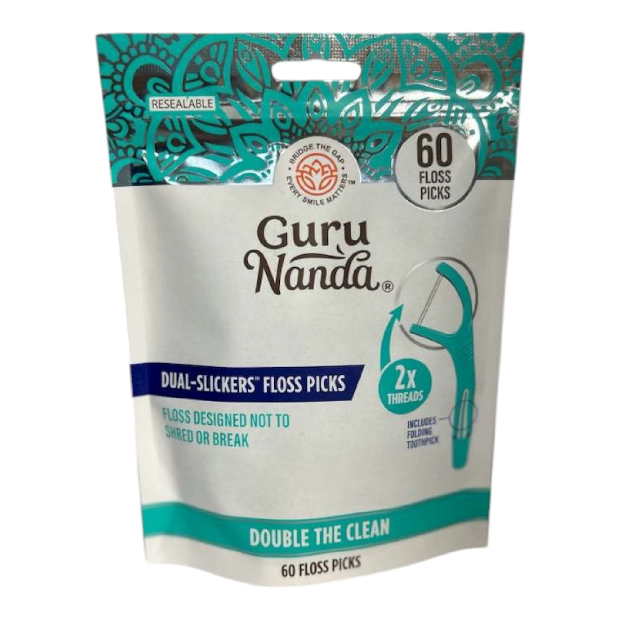 Guru Nanda 2 thread floss pick - 60 pieces