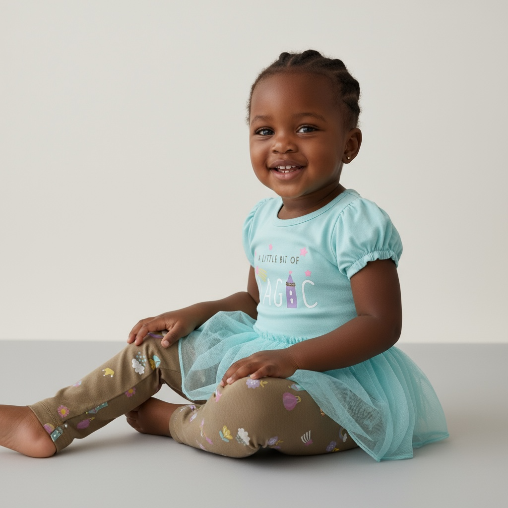 Okie Dokie Tutu Onesie with Leggings