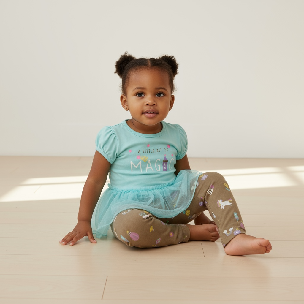 Okie Dokie Tutu Onesie with Leggings