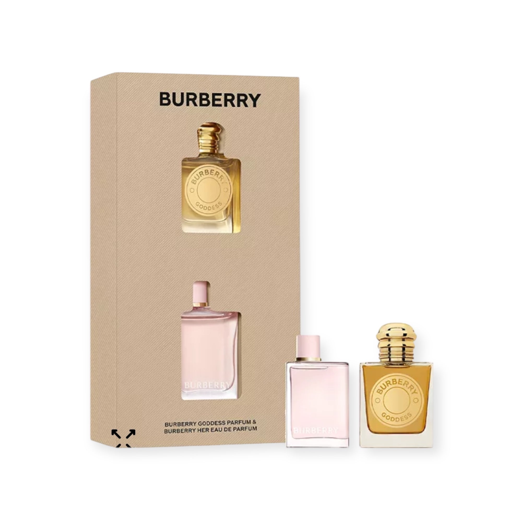 Burberry Goddess and Her Mini perfume set