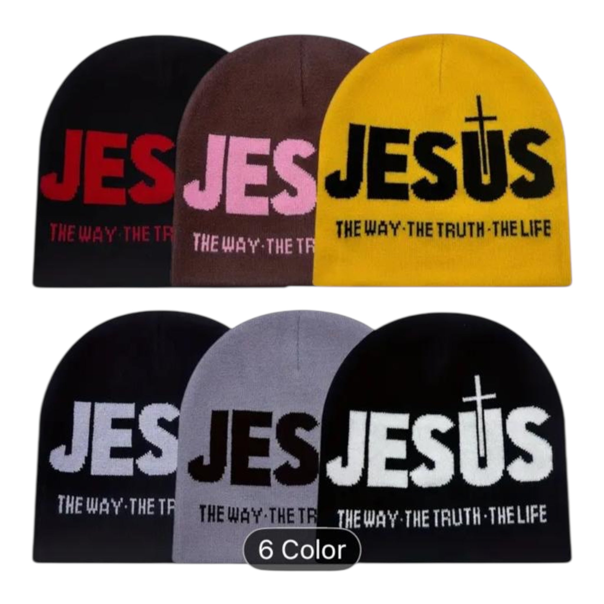 Beanies with 'JESUS'