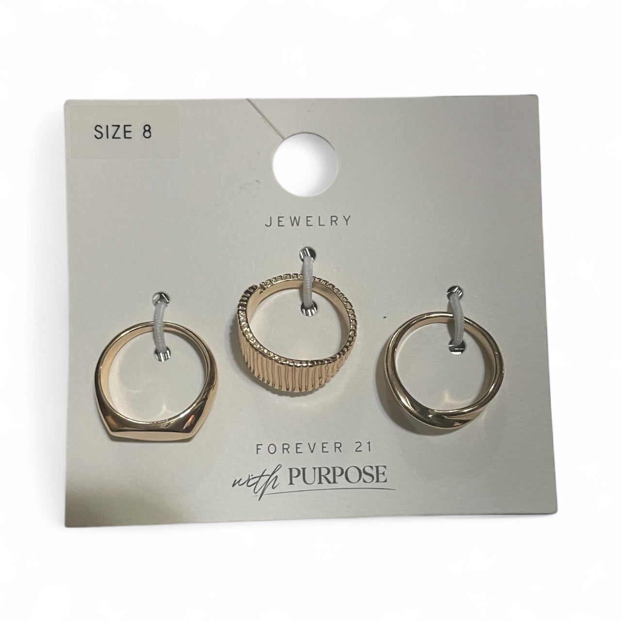 Forever 21 3pcs set gold ring