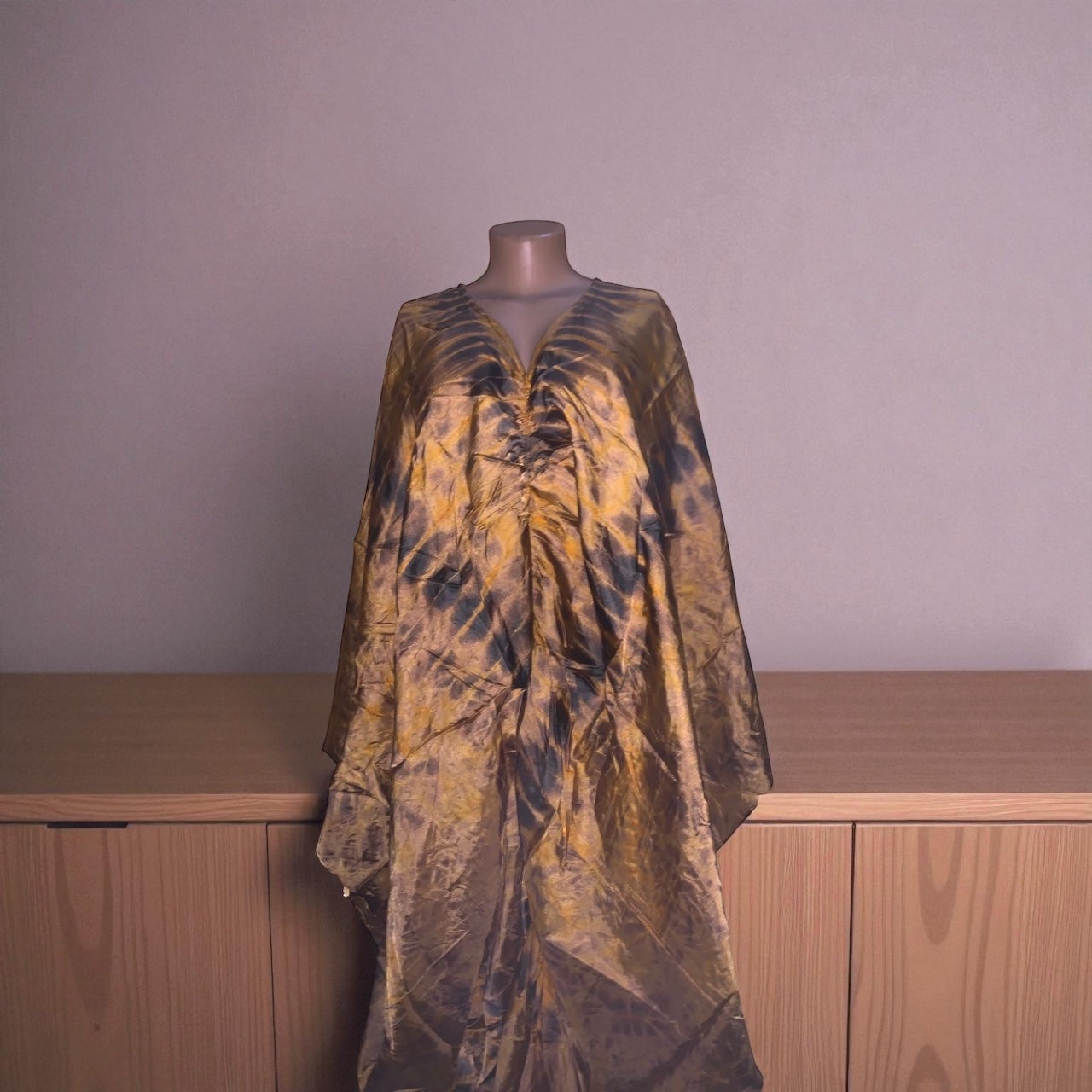 Alicso Long, patterned bou bou dress