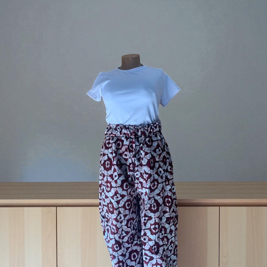 Alicso Light blue shirt and ankara pants