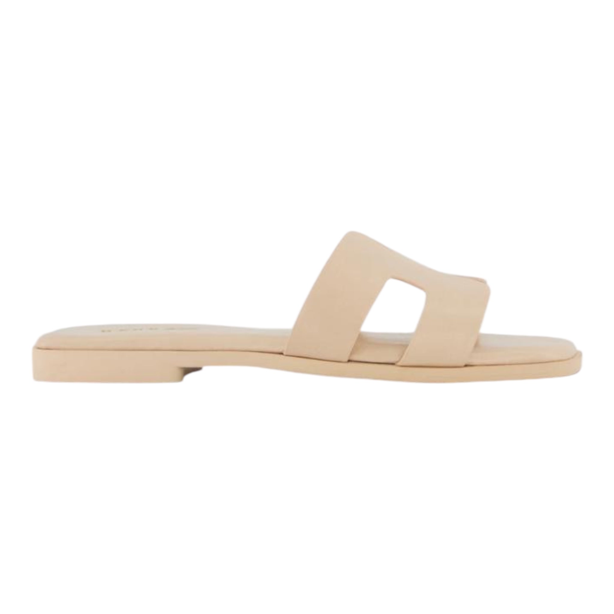 Beige and brown sandal with open design