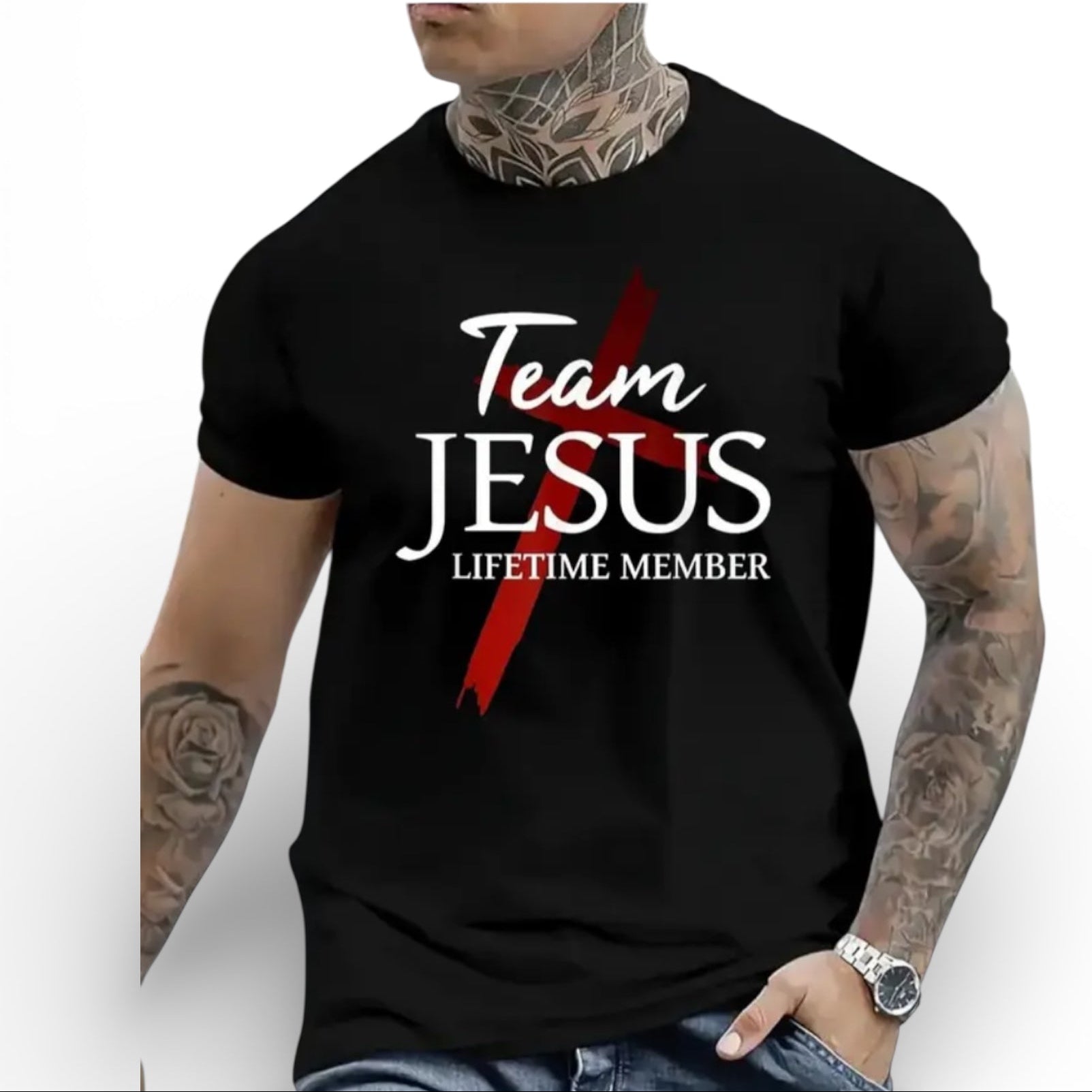 Black Graphic Tees