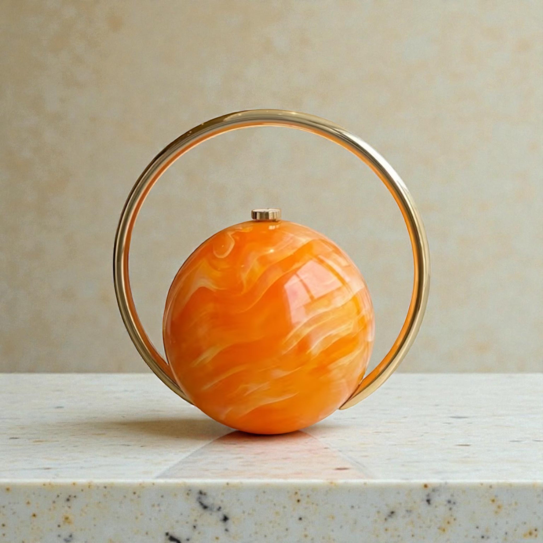 Ball and ring purse