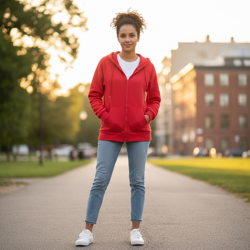 Red hoody