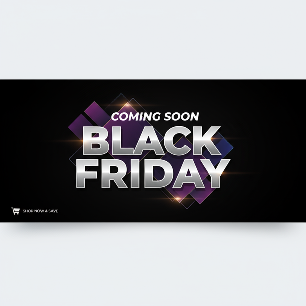 Black Friday Coming Soon Banner