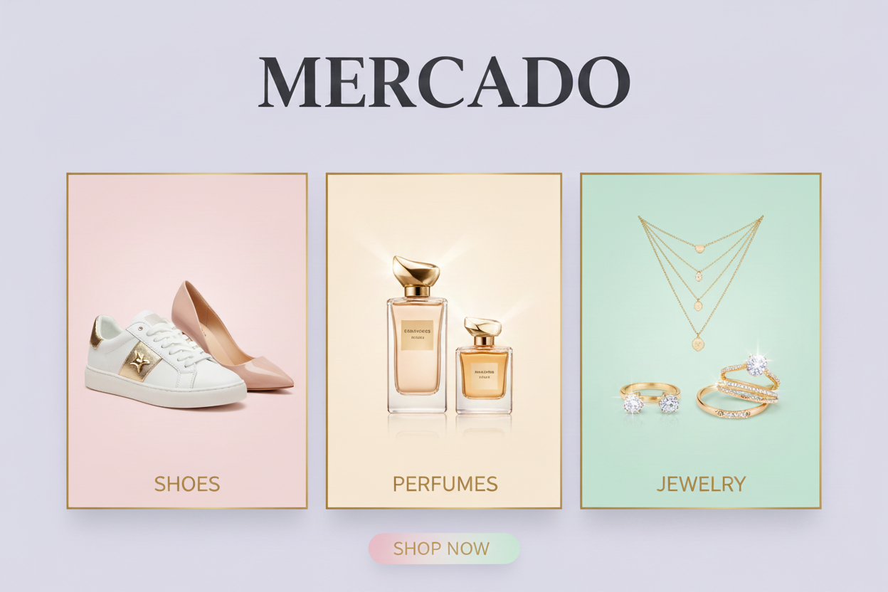 Mercado Homepage Flyer - Dark Fonts